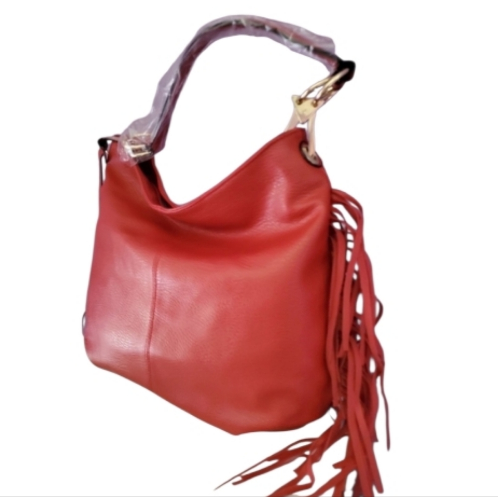 Red Fringe Bag